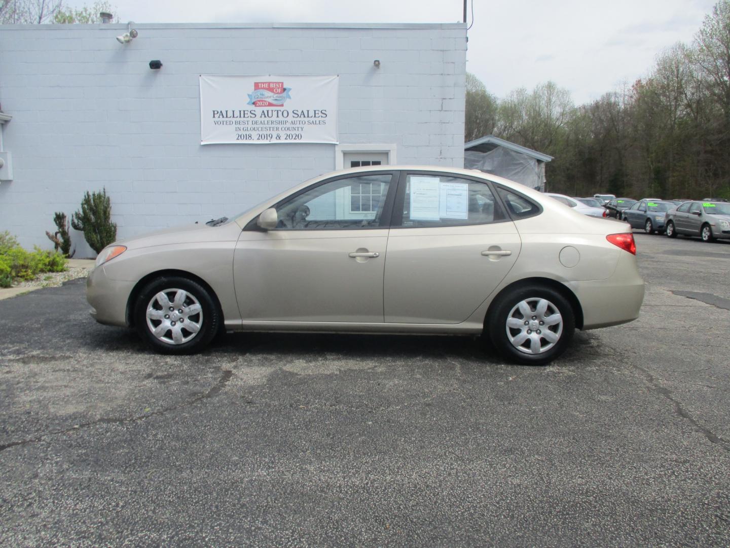 2008 GOLD Hyundai Elantra (KMHDU46D68U) , AUTOMATIC transmission, located at 540a Delsea Drive, Sewell, NJ, 08080, (856) 589-6888, 39.752560, -75.111206 - Photo#2